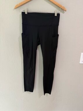 Lululemon Black Pocket Leggings Size 6